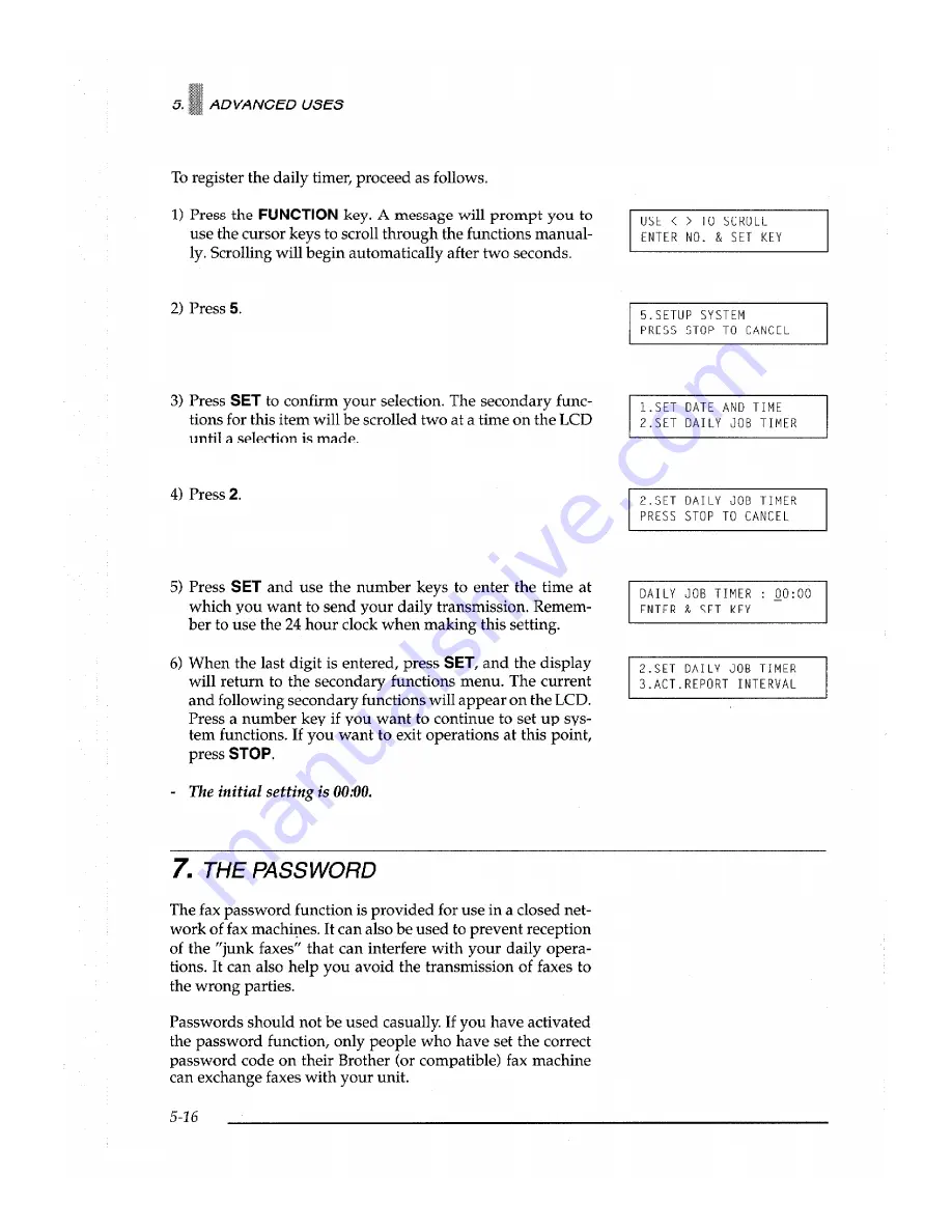 Brother IntelliFAX 1500M Owner'S Manual Download Page 96