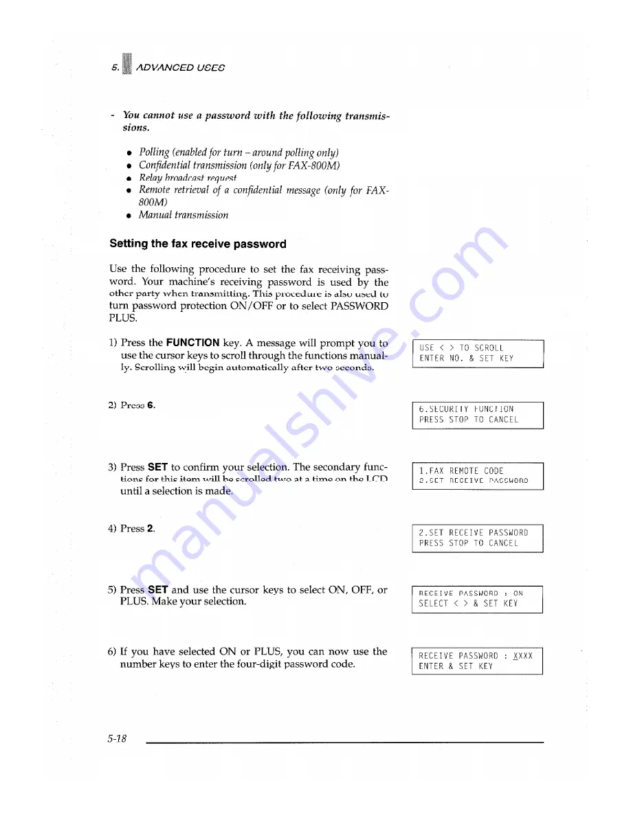 Brother IntelliFAX 1500M Owner'S Manual Download Page 98