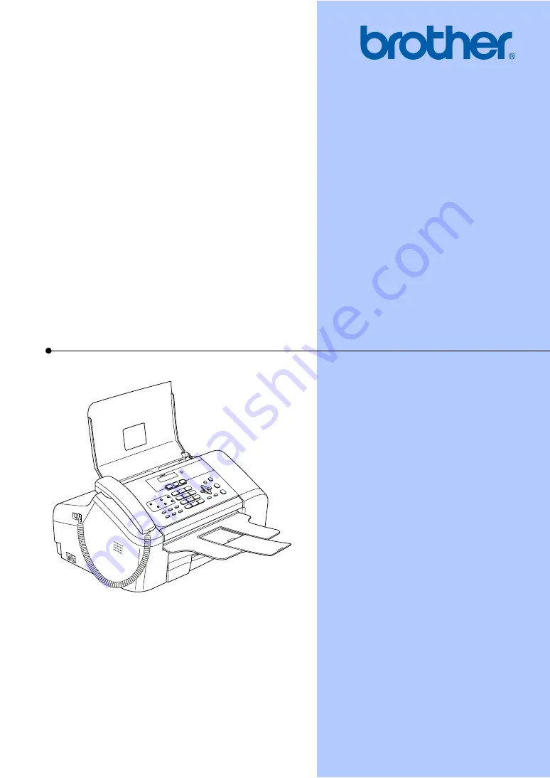 Brother IntelliFax-1960C User Manual Download Page 1