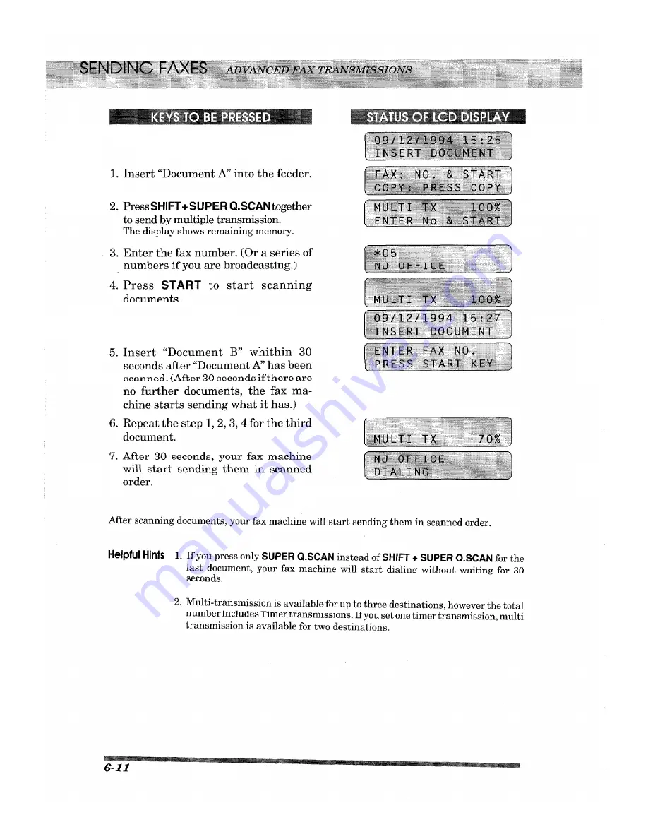 Brother IntelliFAX 3500ML Owner'S Manual Download Page 62