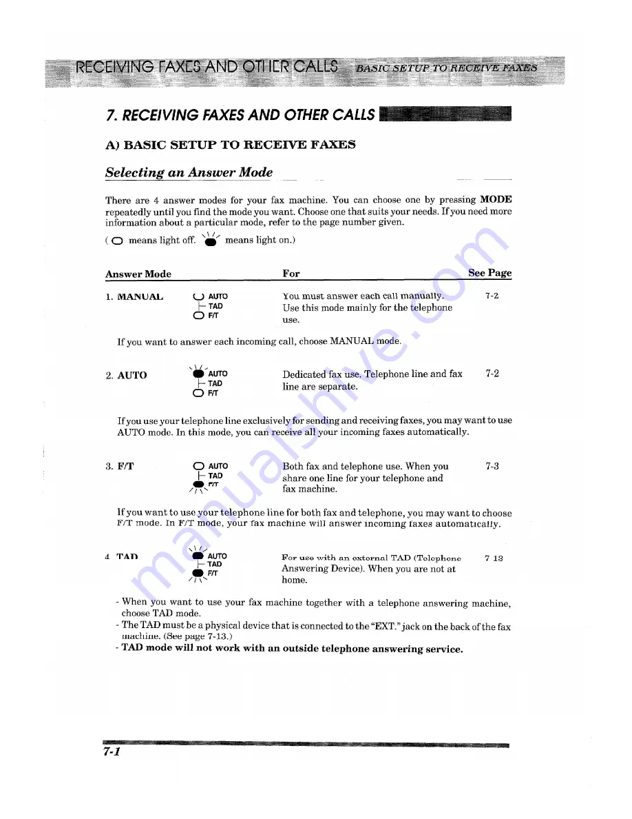 Brother IntelliFAX 3500ML Owner'S Manual Download Page 76