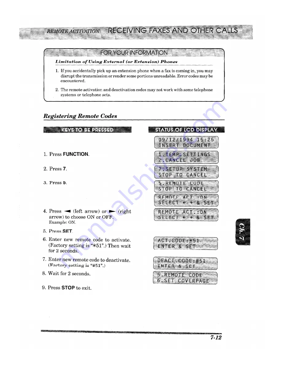 Brother IntelliFAX 3500ML Owner'S Manual Download Page 87