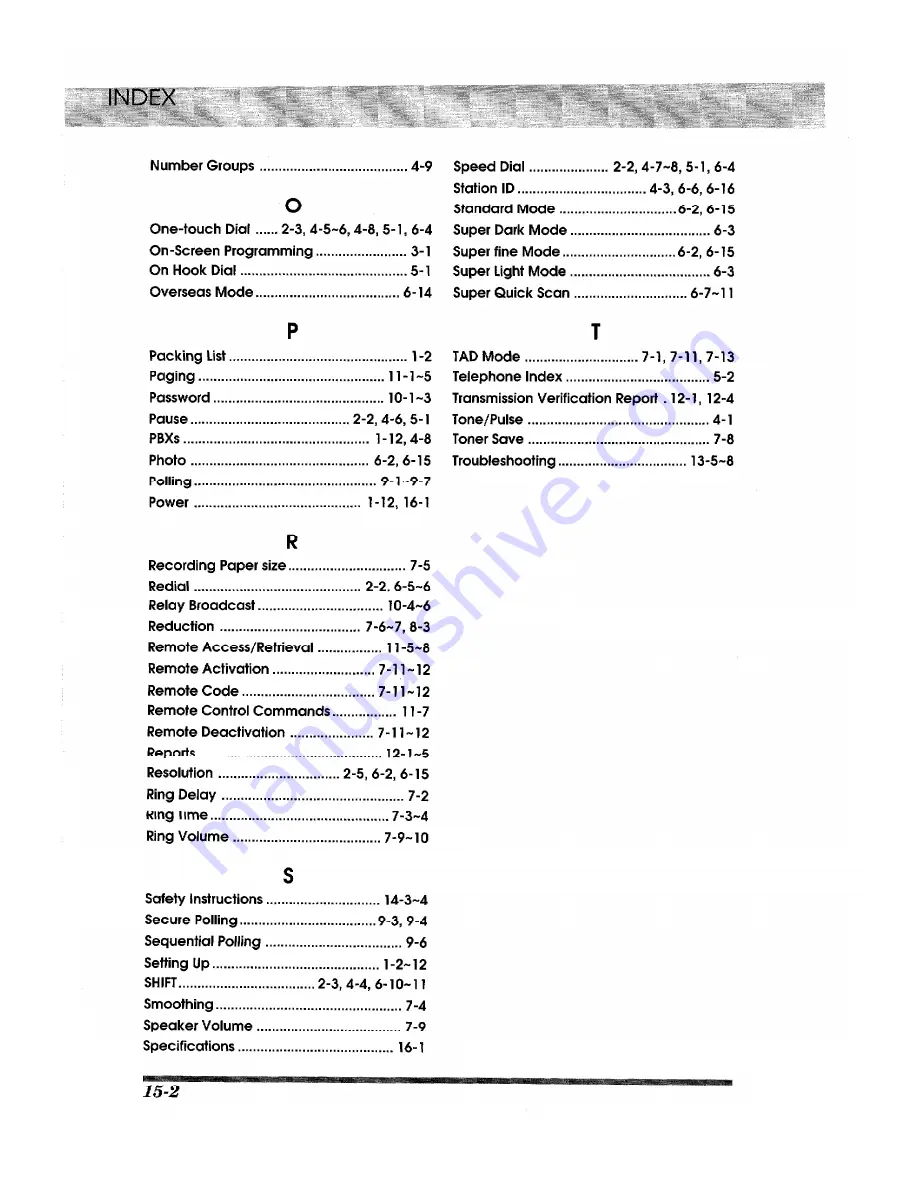 Brother IntelliFAX 3500ML Owner'S Manual Download Page 144