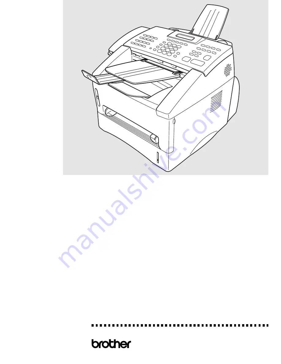 Brother IntelliFax-4750 Software Manual Download Page 1