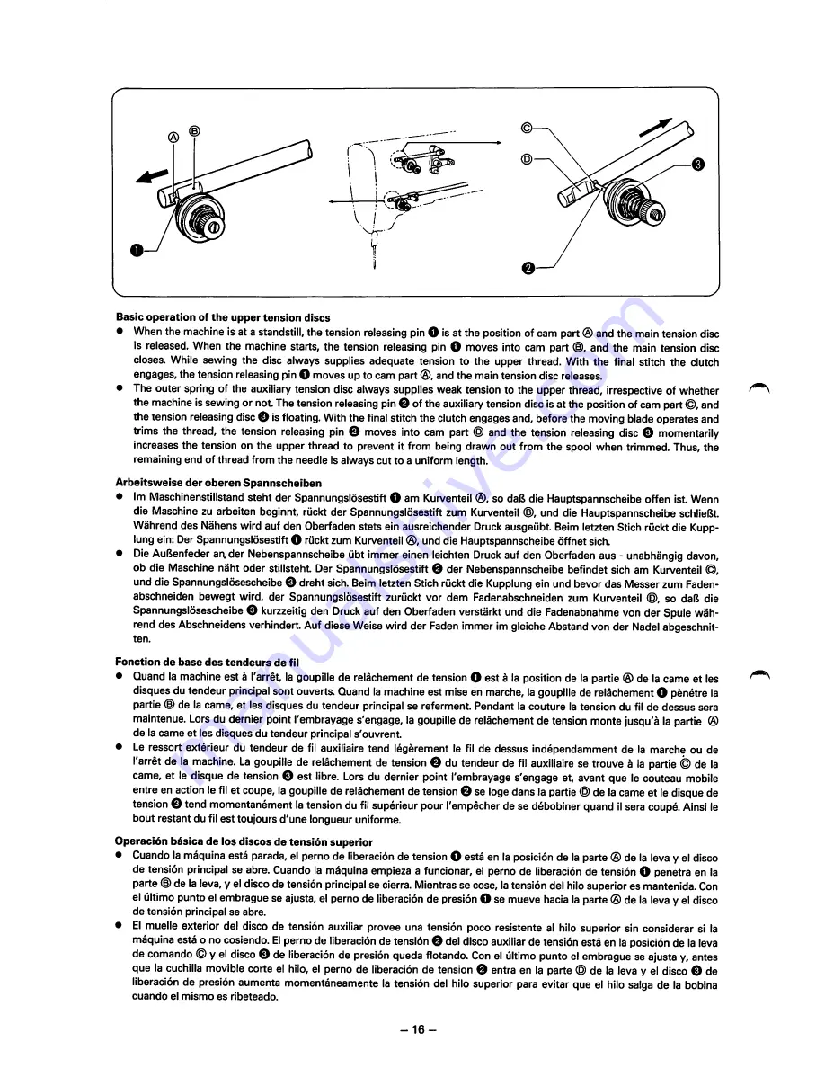 Brother KM-4300 Instruction Manual Download Page 19