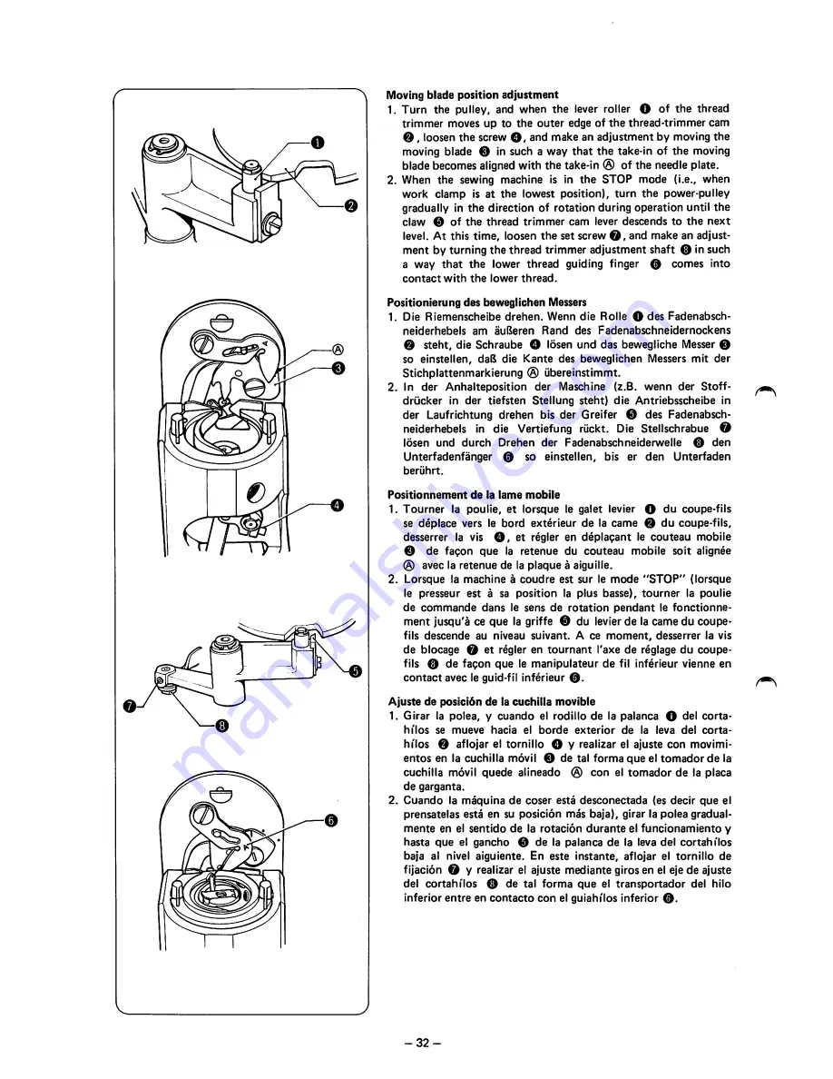 Brother KM-4300 Instruction Manual Download Page 35