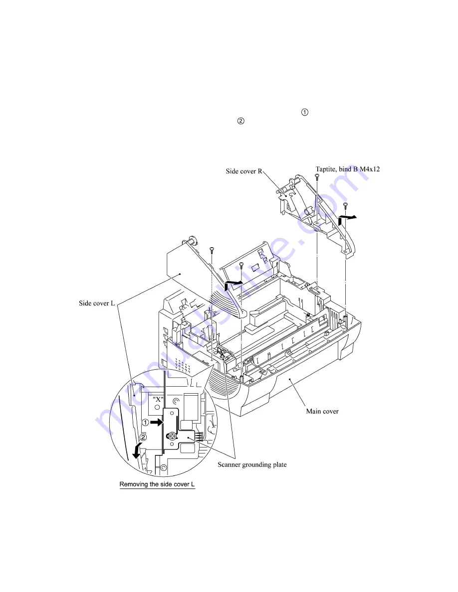 Brother Laser MFC-4800 Service Manual Download Page 76