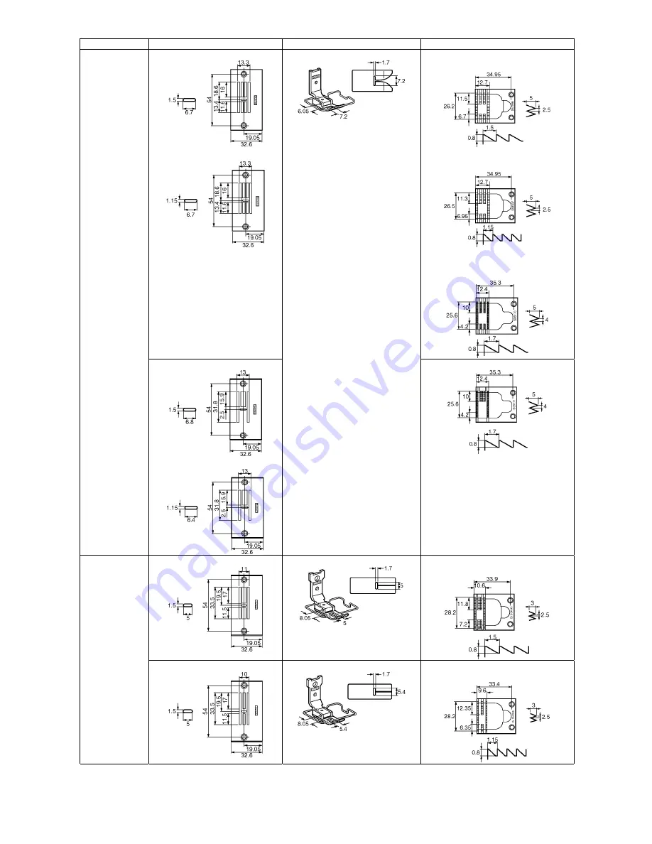 Brother LZ2-B850 Specifications Download Page 3