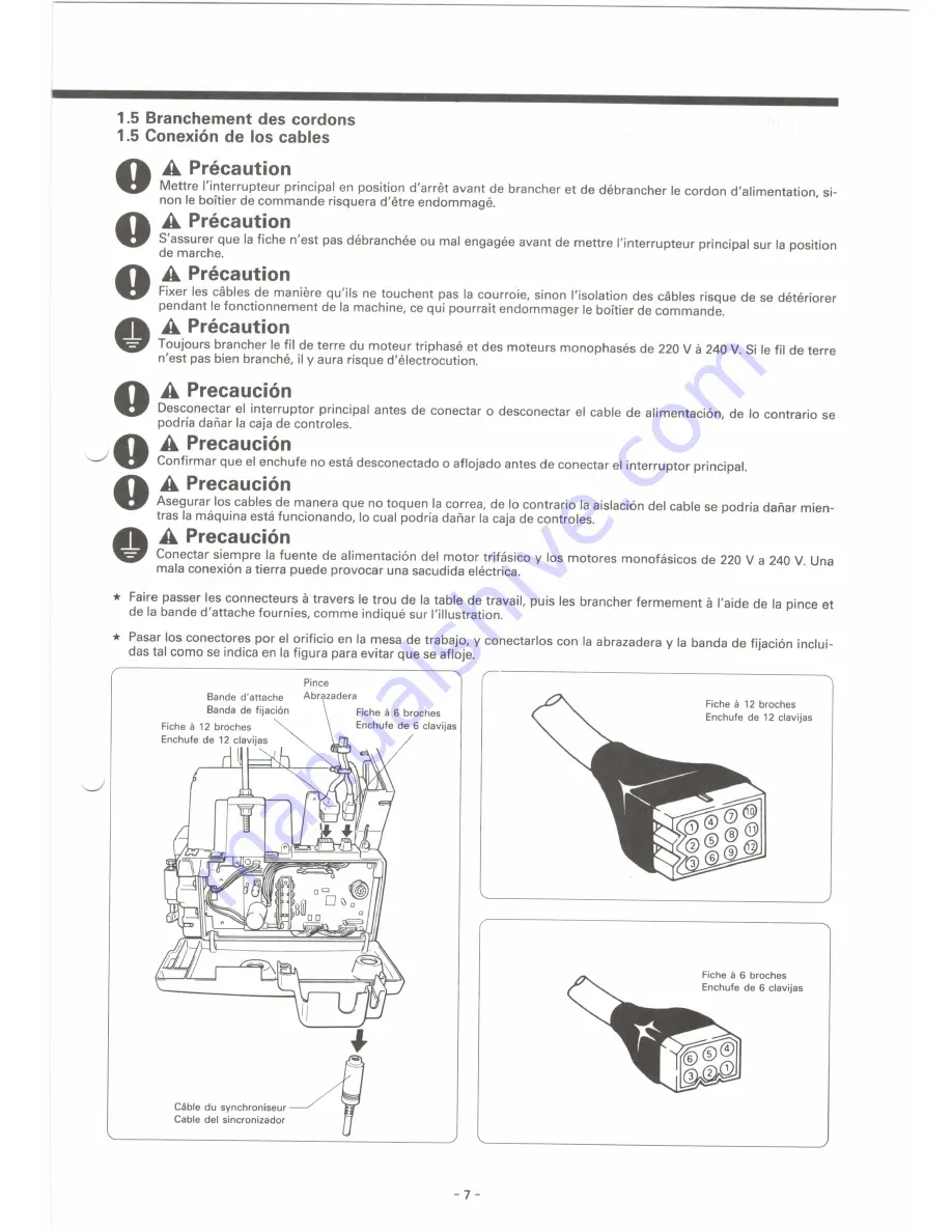 Brother MD-601 Instruction Manual Download Page 19