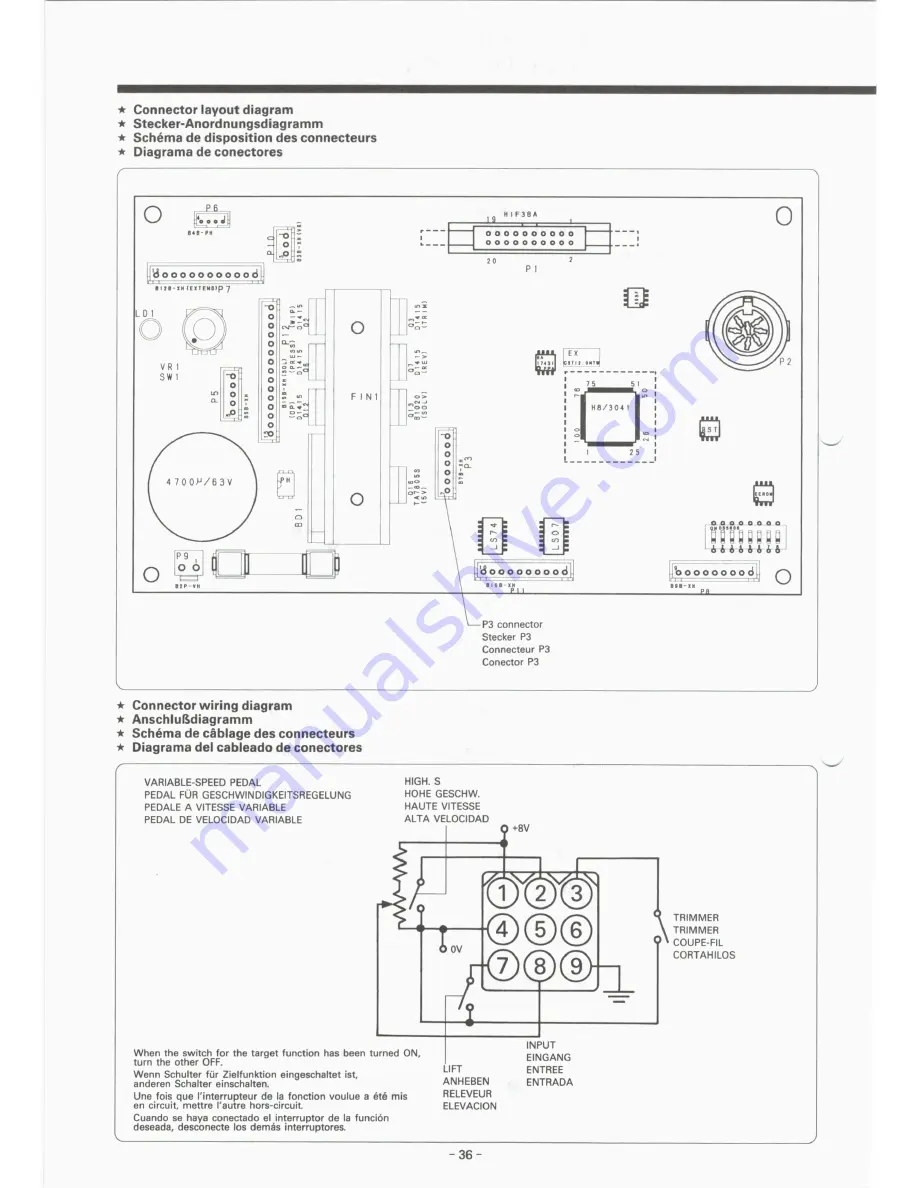 Brother MD-601 Instruction Manual Download Page 48