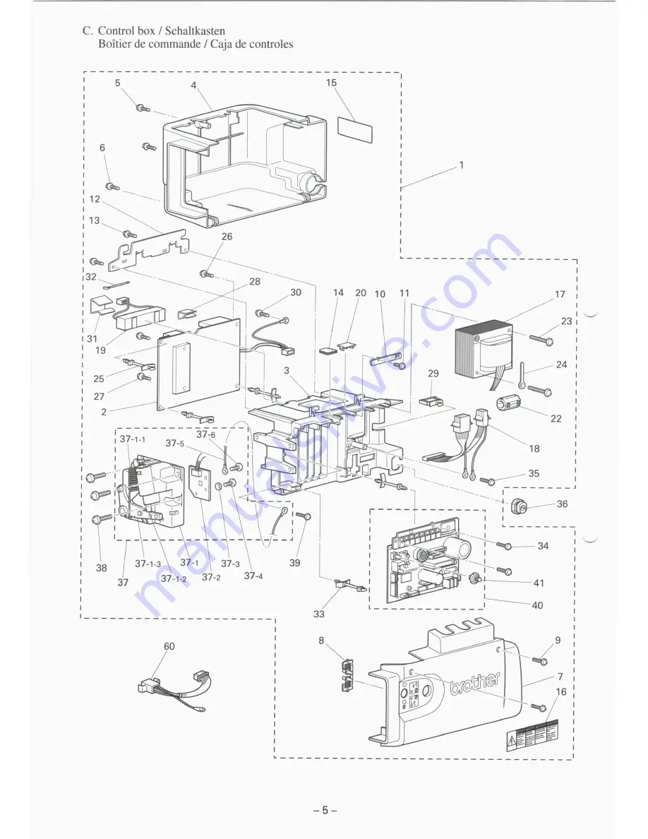 Brother MD-602 Parts Manual Download Page 8