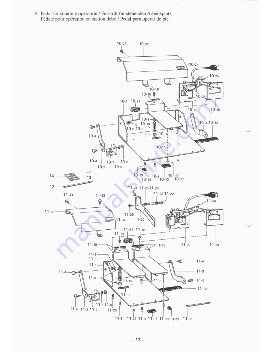 Brother MD-602 Parts Manual Download Page 16