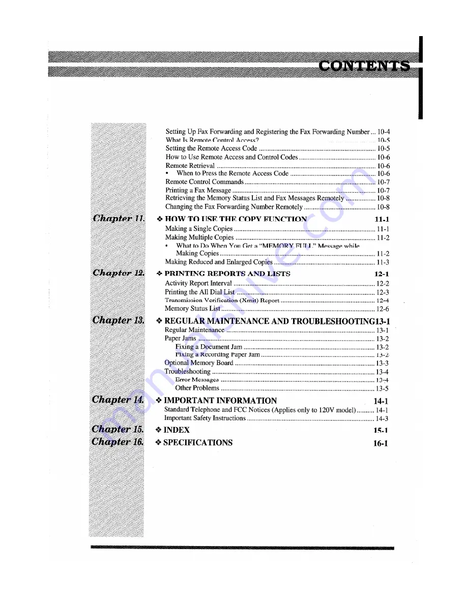 Brother MFC-1850MC Owner'S Manual Download Page 9