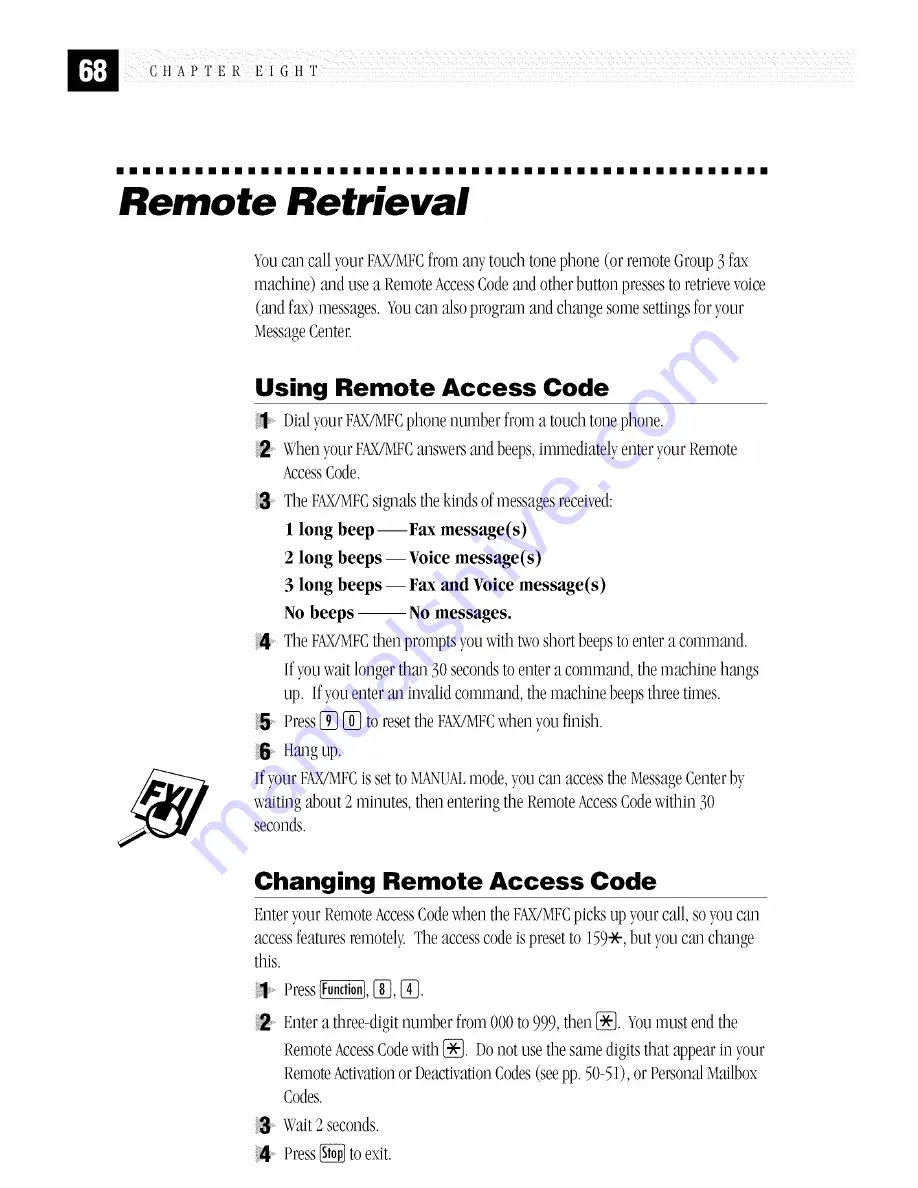 Brother MFC 1870MC Owner'S Manual Download Page 76