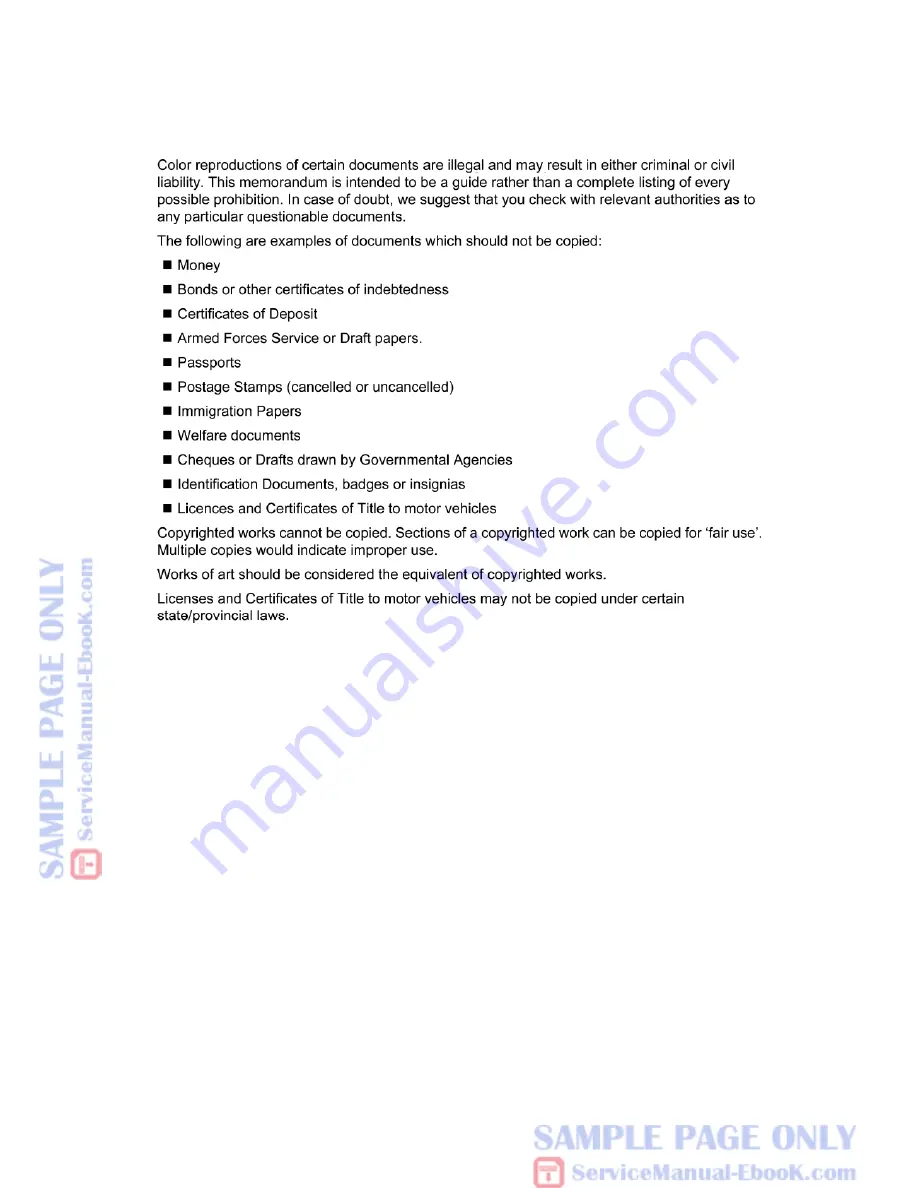 Brother MFC 240C - Color Inkjet - All-in-One Service Manual Download Page 7