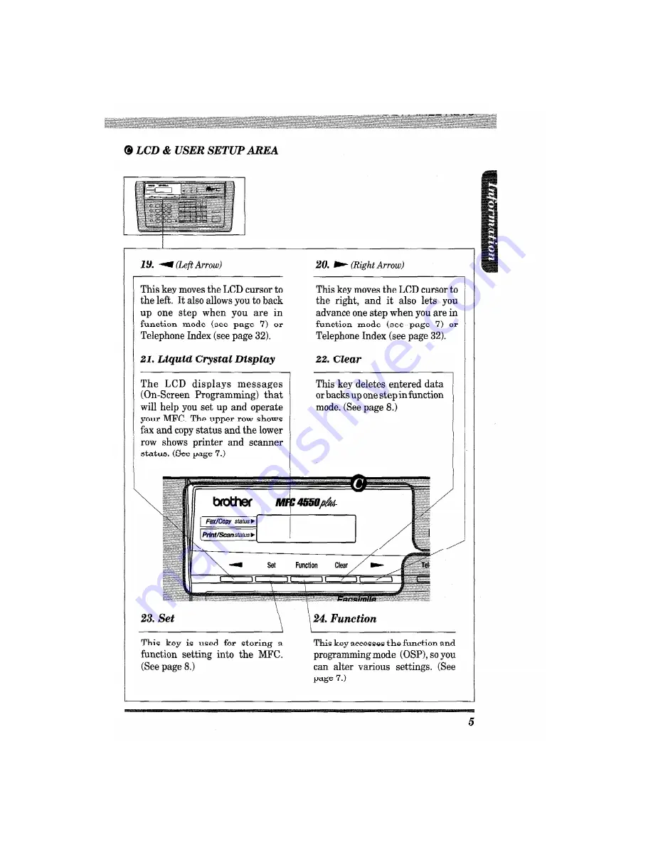 Brother MFC-4550 PLUS Скачать руководство пользователя страница 17