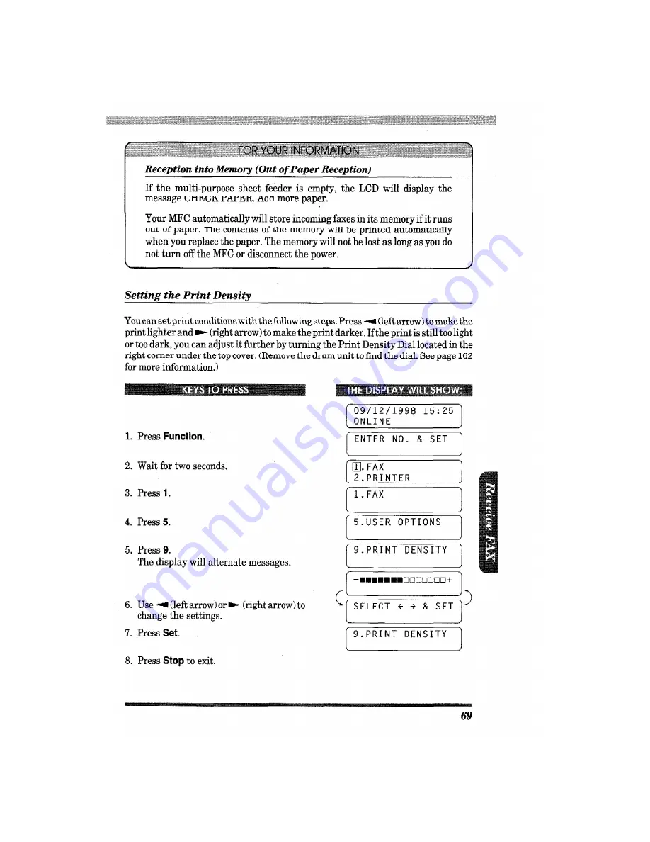 Brother MFC-4550 PLUS User Manual Download Page 81