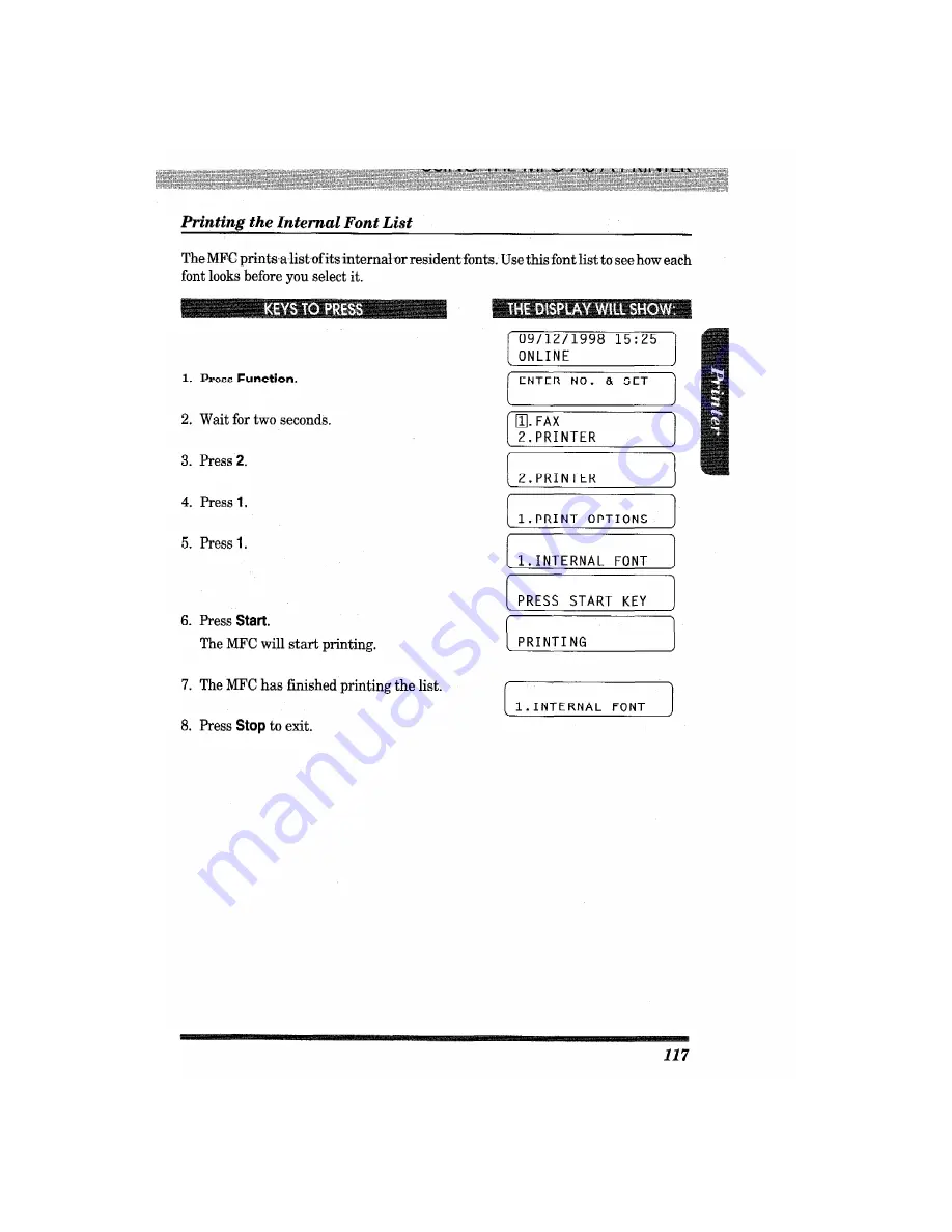 Brother MFC-4550 PLUS User Manual Download Page 129