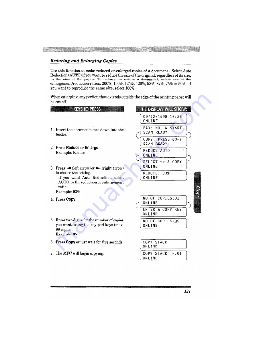 Brother MFC-4550 PLUS User Manual Download Page 143