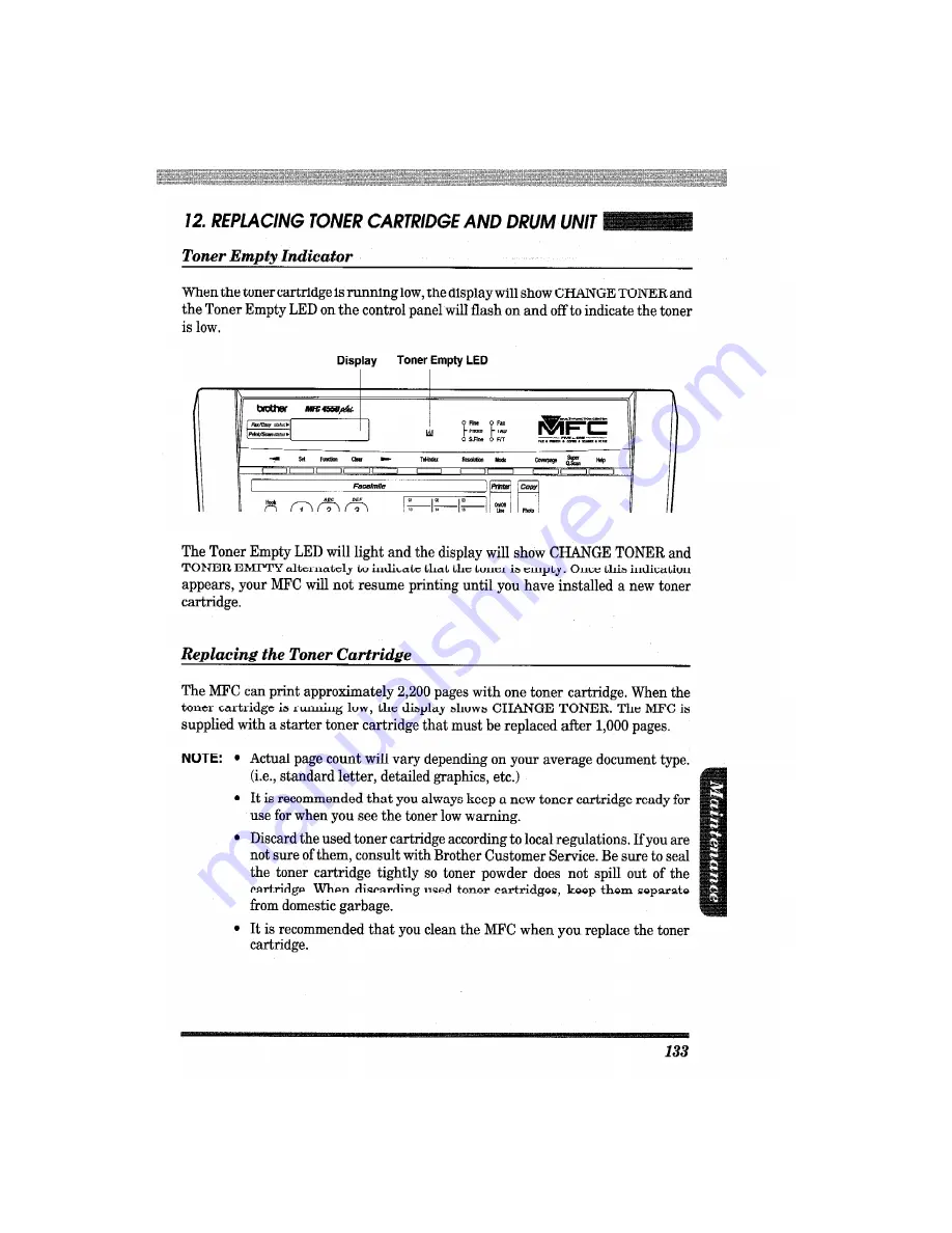 Brother MFC-4550 PLUS User Manual Download Page 145