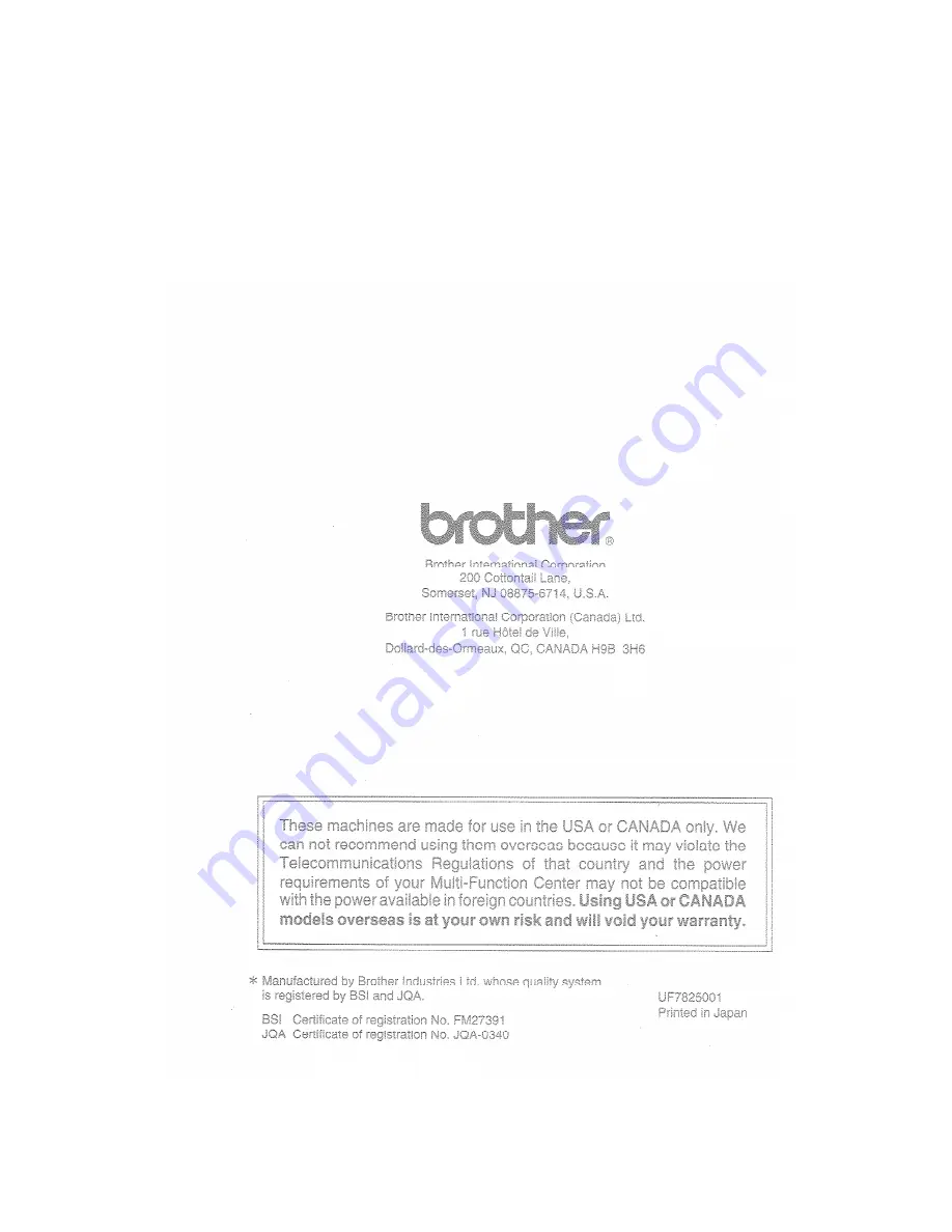 Brother MFC-4550 PLUS User Manual Download Page 206