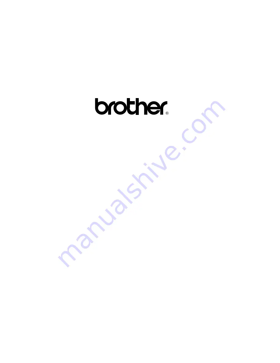 Brother MFC 4550 Service Manual Download Page 1