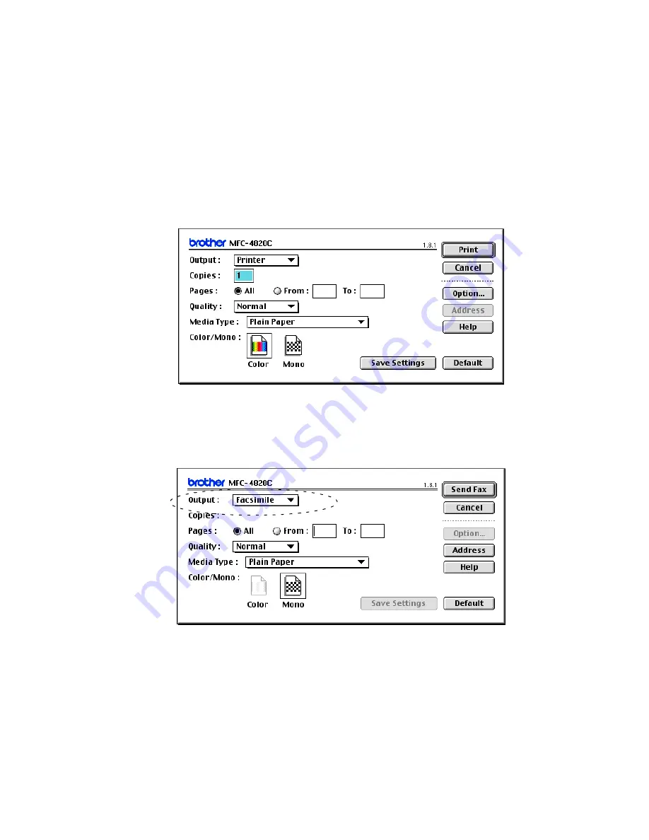 Brother MFC-4820C User Manual Download Page 297