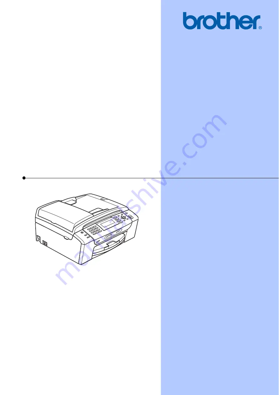 Brother MFC 495CW - Color Inkjet - All-in-One User Manual Download Page 1