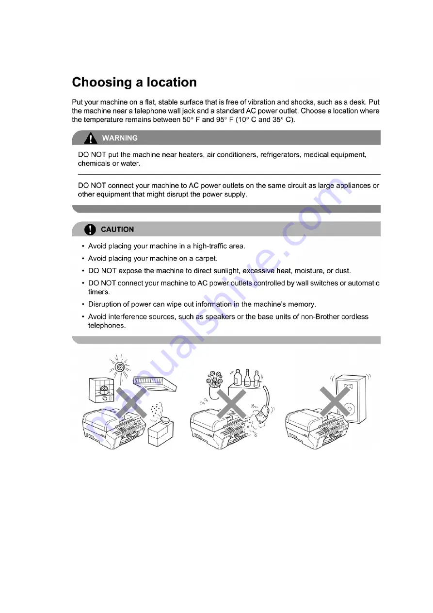 Brother MFC 5490CN - Color Inkjet - All-in-One Service Manual Download Page 7