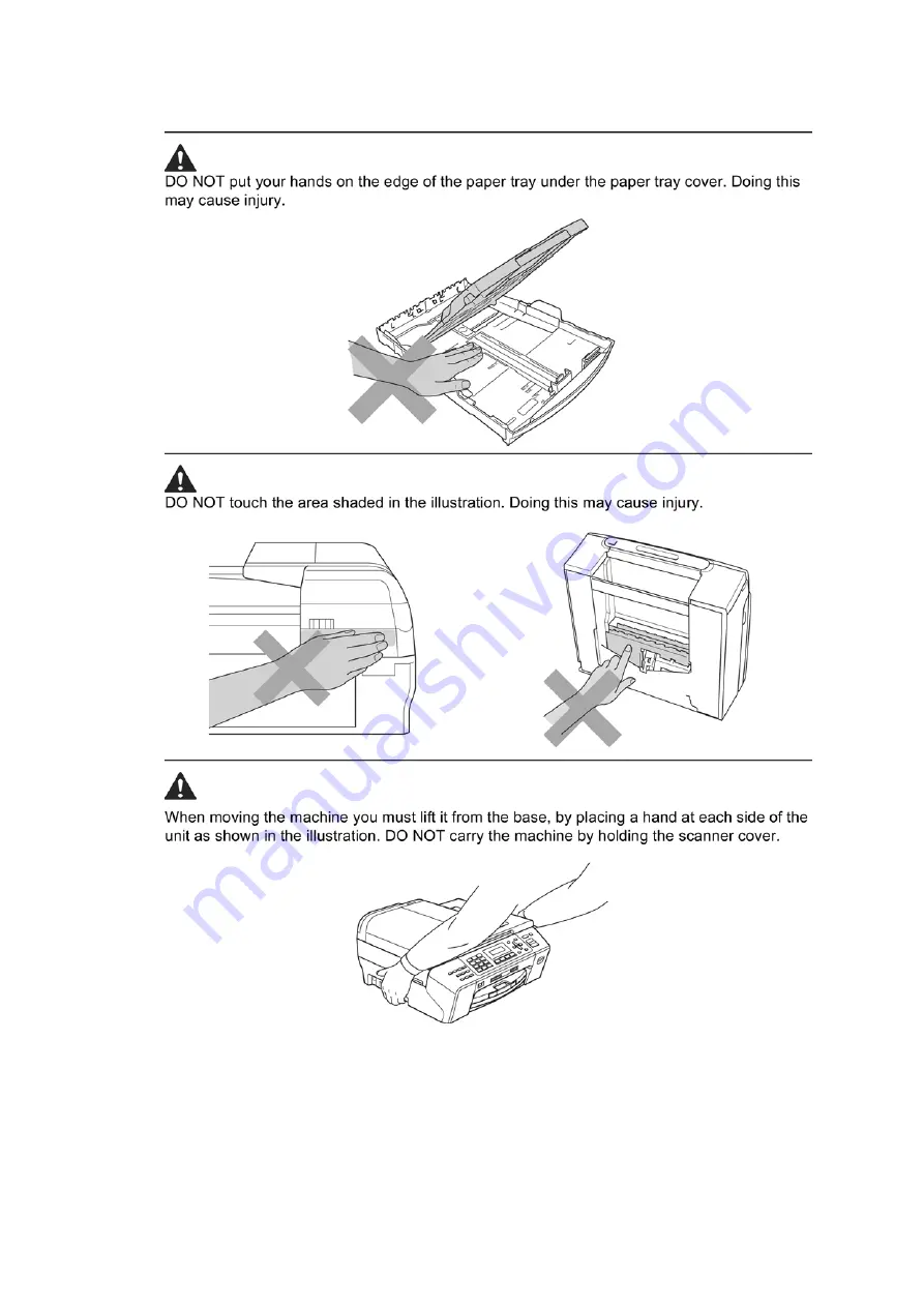 Brother MFC 5490CN - Color Inkjet - All-in-One Service Manual Download Page 9