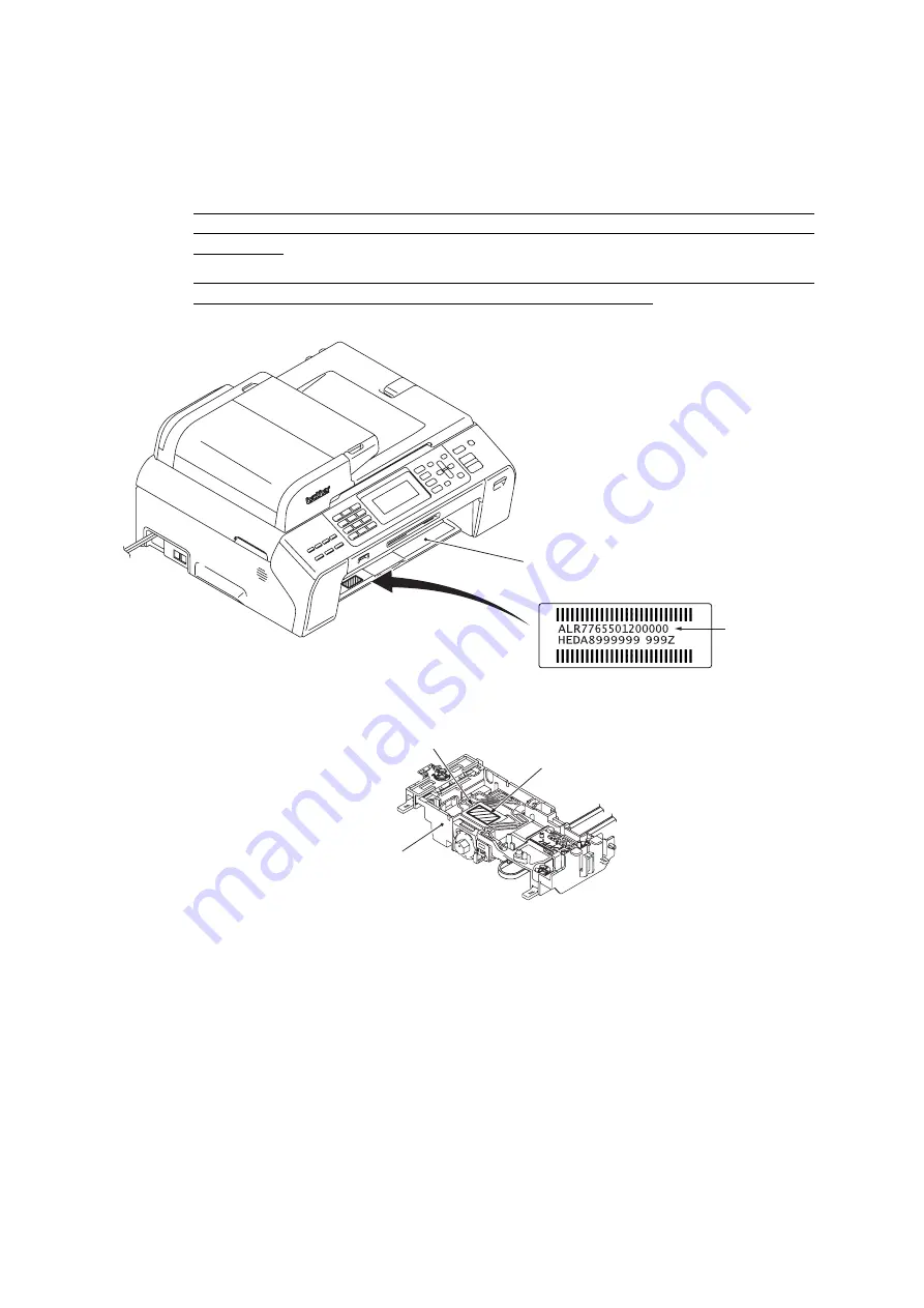 Brother MFC 5890CN - Color Inkjet - All-in-One Service Manual Download Page 209