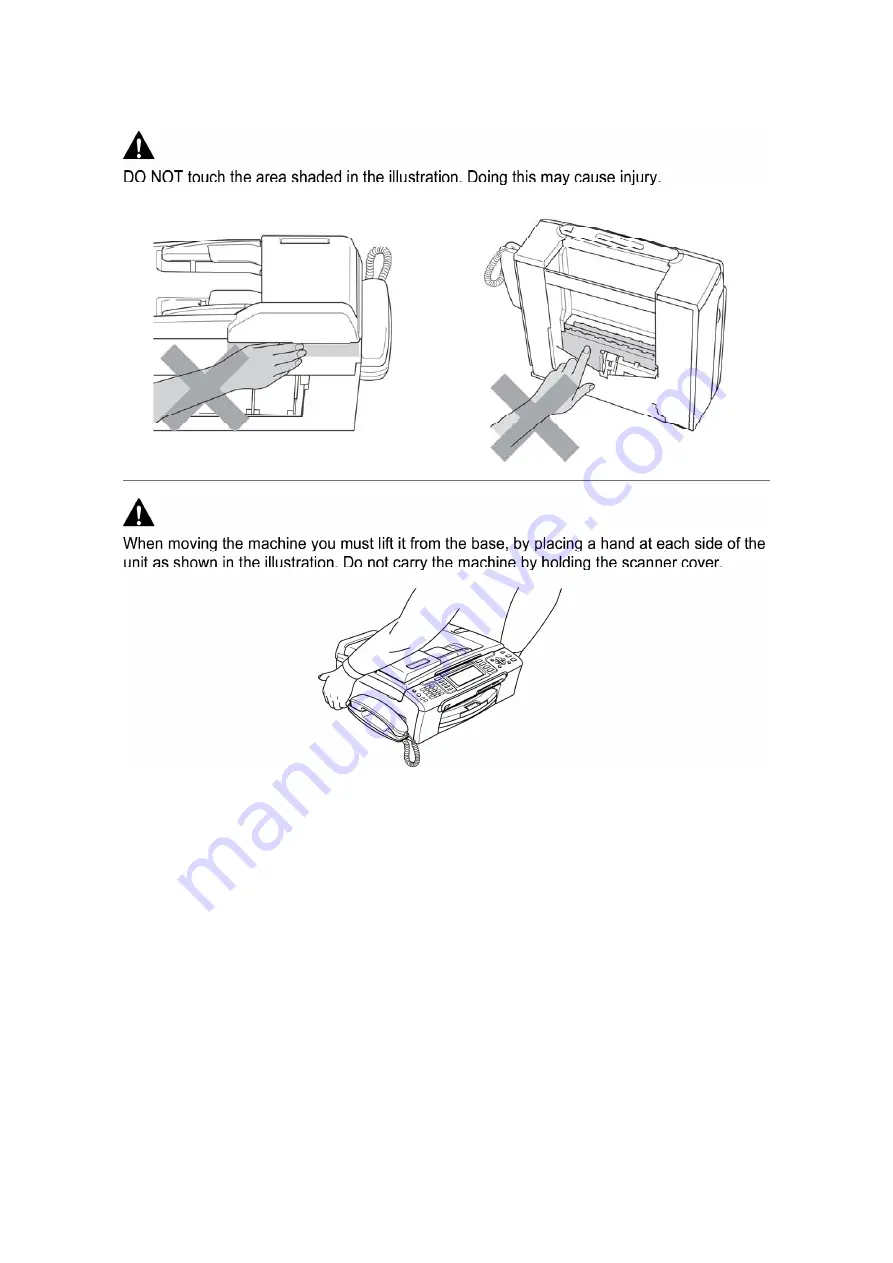 Brother MFC 685CW - Color Inkjet - All-in-One Service Manual Download Page 8