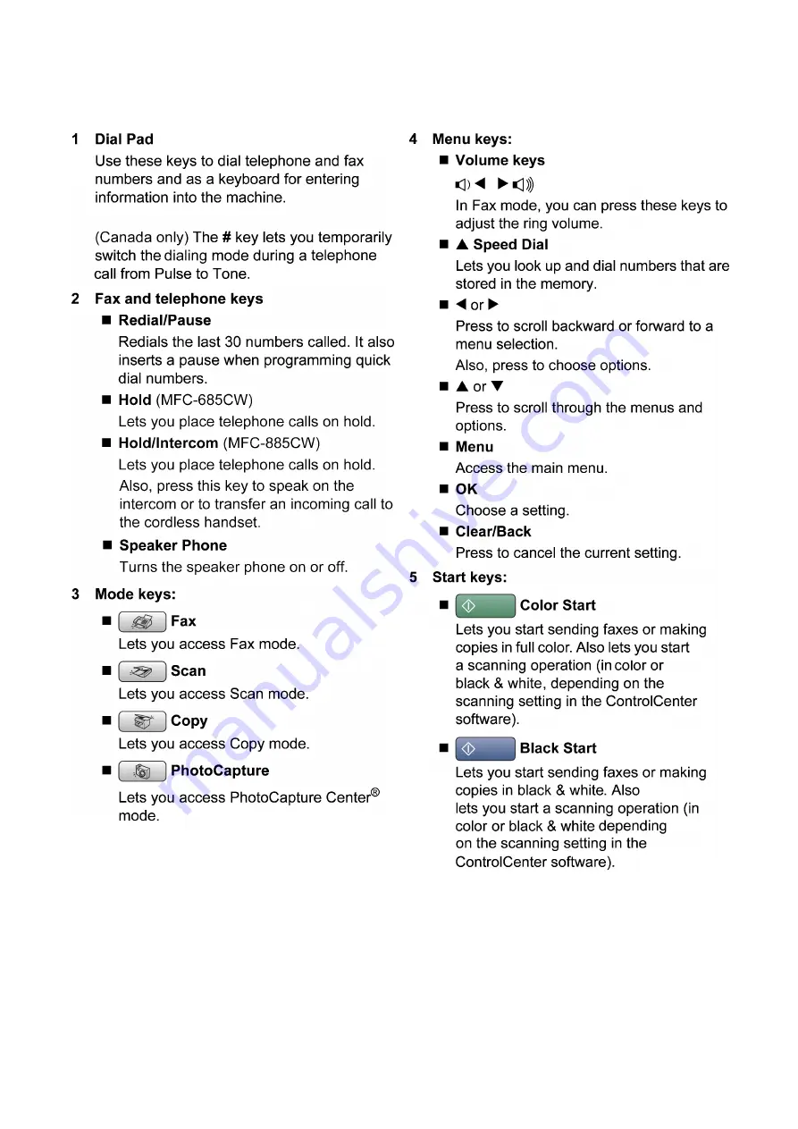 Brother MFC 685CW - Color Inkjet - All-in-One Service Manual Download Page 18