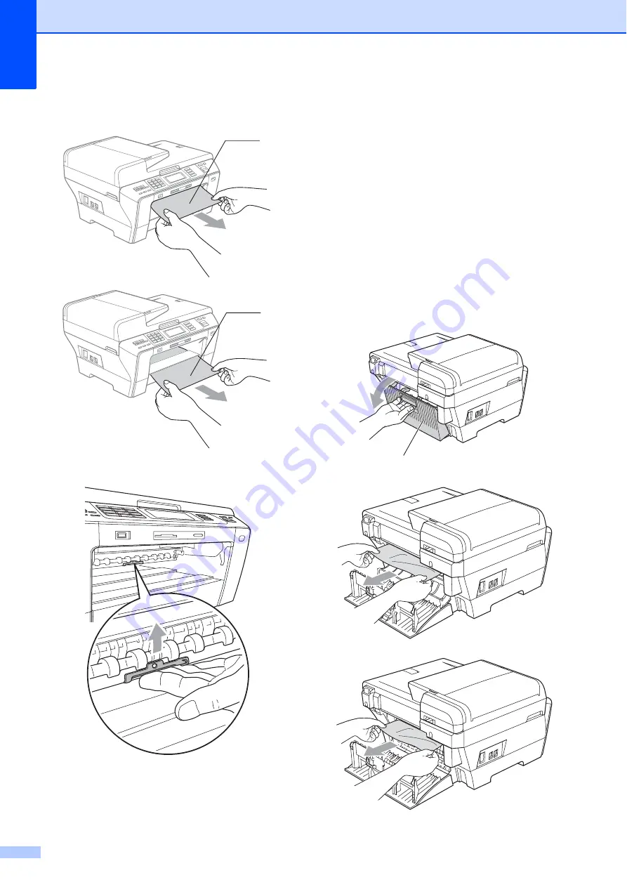 Brother MFC-6890CDW - Color Inkjet - All-in-One (Spanish) Guía Del Usuario Download Page 184