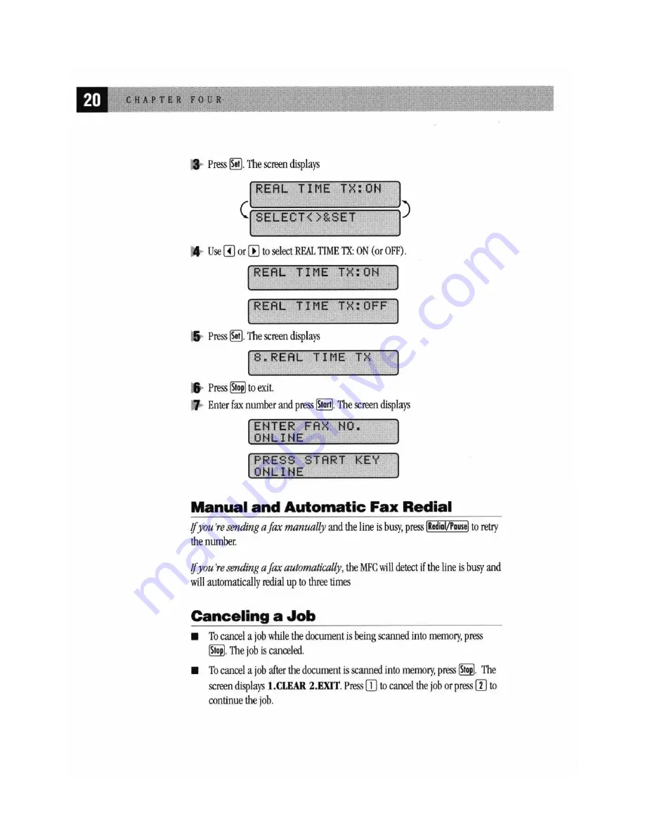 Brother MFC-7000FC User Manual Download Page 28