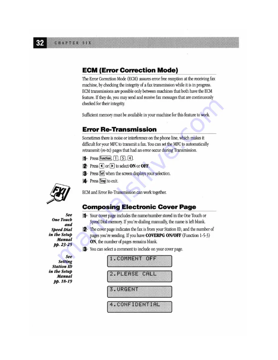 Brother MFC-7000FC User Manual Download Page 40