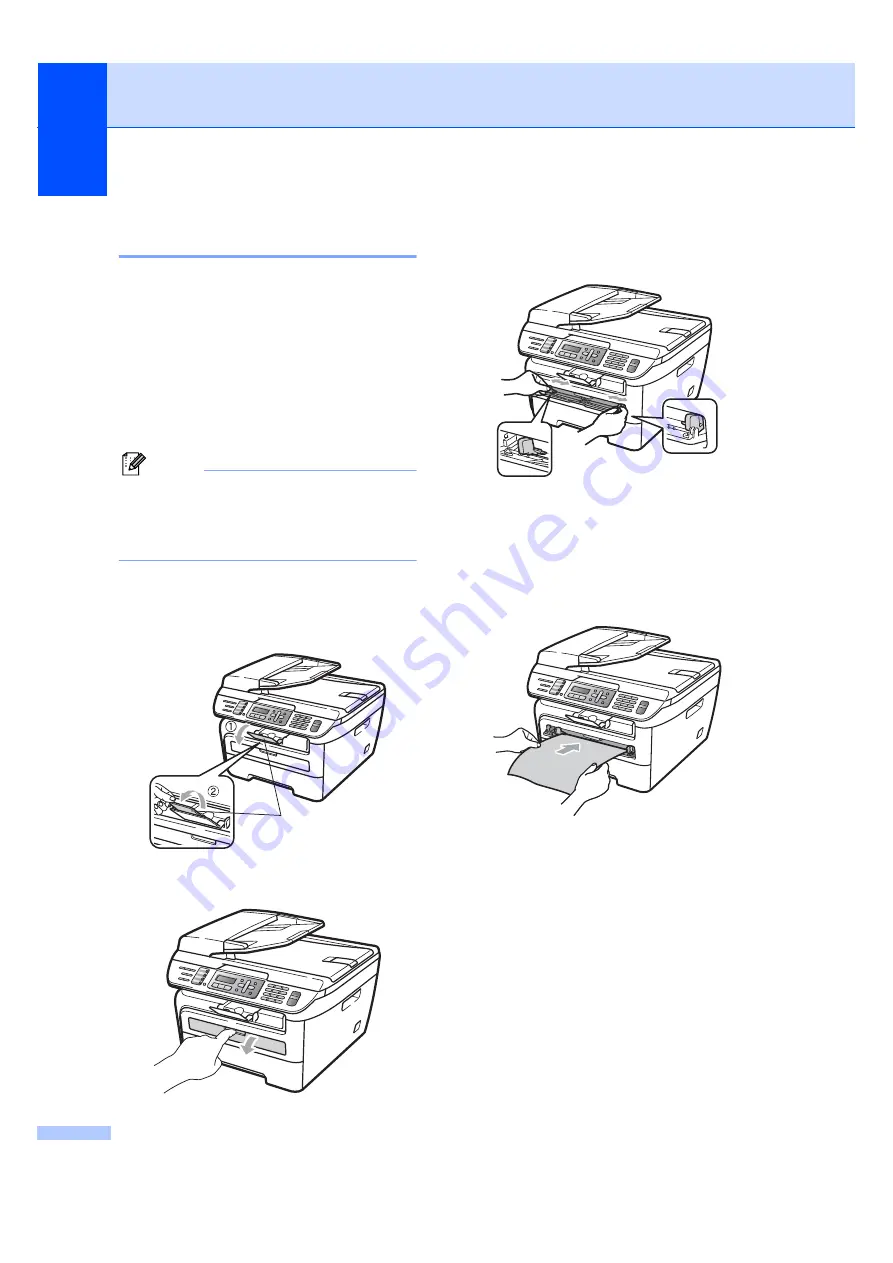 Brother MFC 7440N - B/W Laser - All-in-One (Spanish) Guías Del Usuario Manual Download Page 24