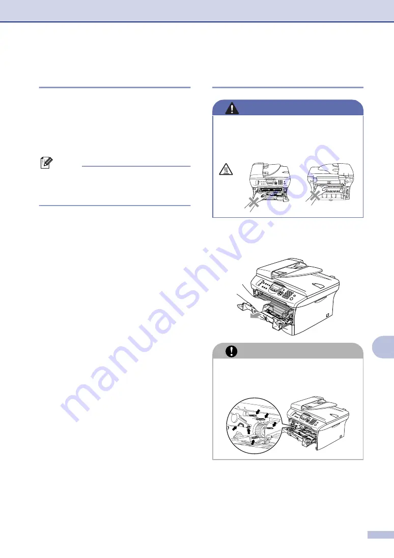 Brother MFC 7820N - Network Monochrome Laser Multifunction Center Скачать руководство пользователя страница 113