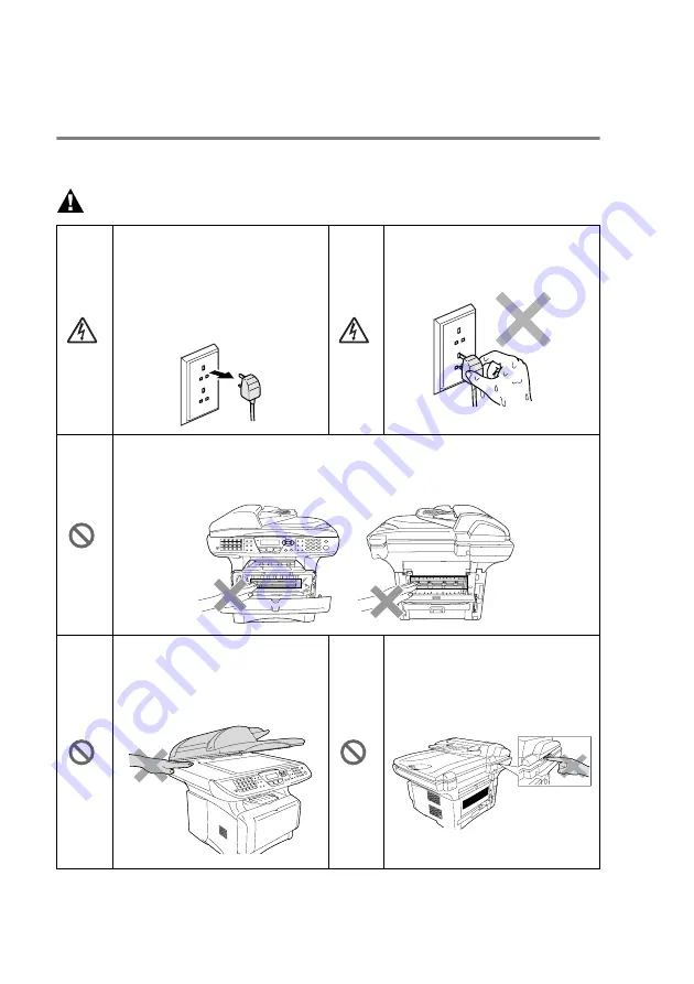 Brother MFC-8440 User Manual Download Page 4