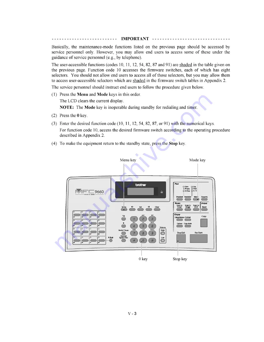 Brother MFC 8500 - B/W Laser - All-in-One User Manual Download Page 105