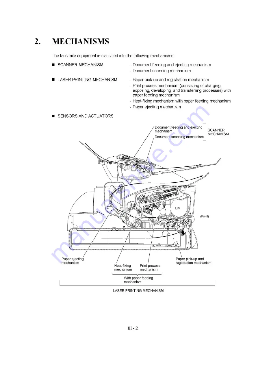 Brother MFC-8500 Service Manual Download Page 20