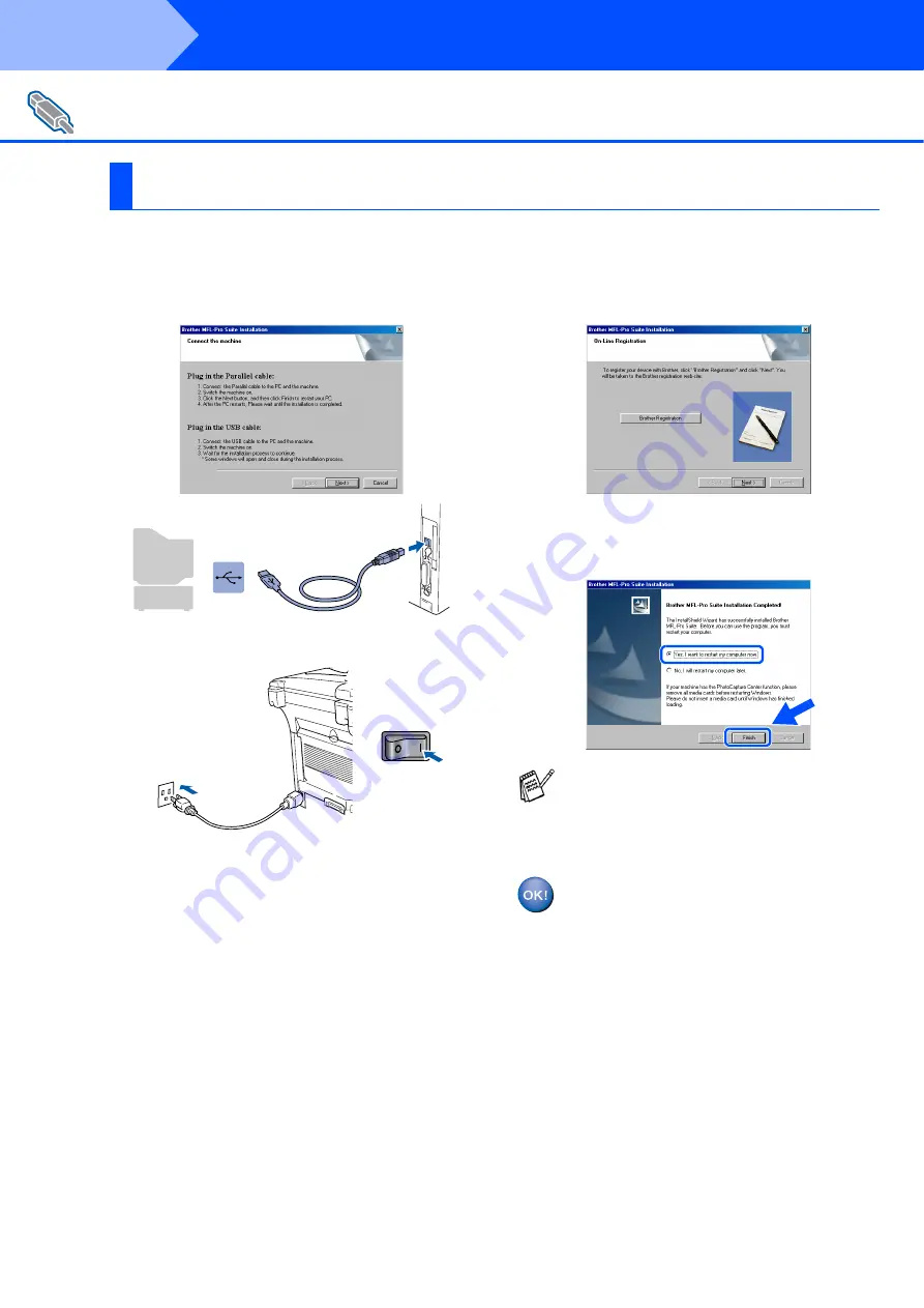 Brother MFC-8640D Quick Setup Manual Download Page 17