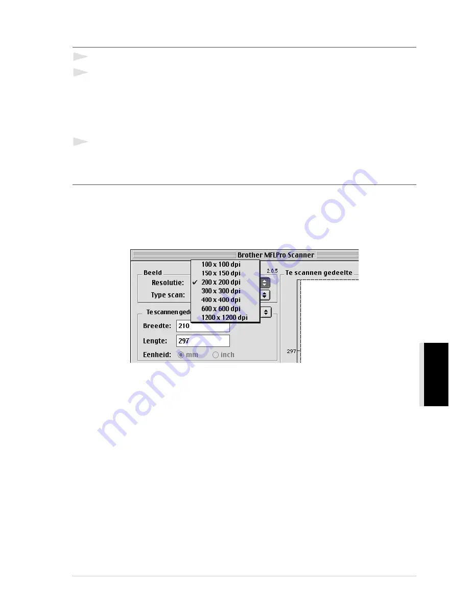 Brother MFC-9070 (Dutch) User Manual Download Page 126