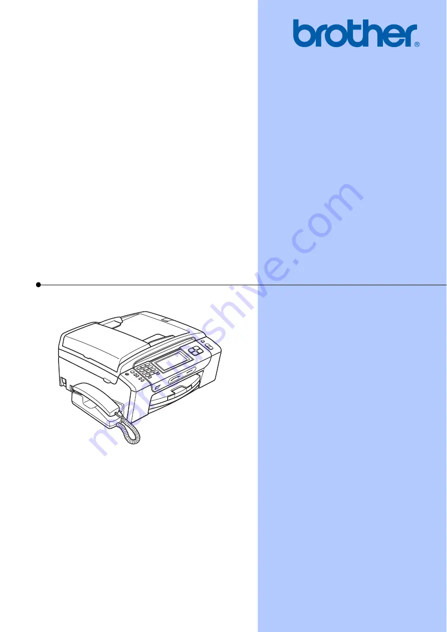 Brother MFC 990cw - Color Inkjet - All-in-One (Spanish) Guías Del Usuario Manual Download Page 1