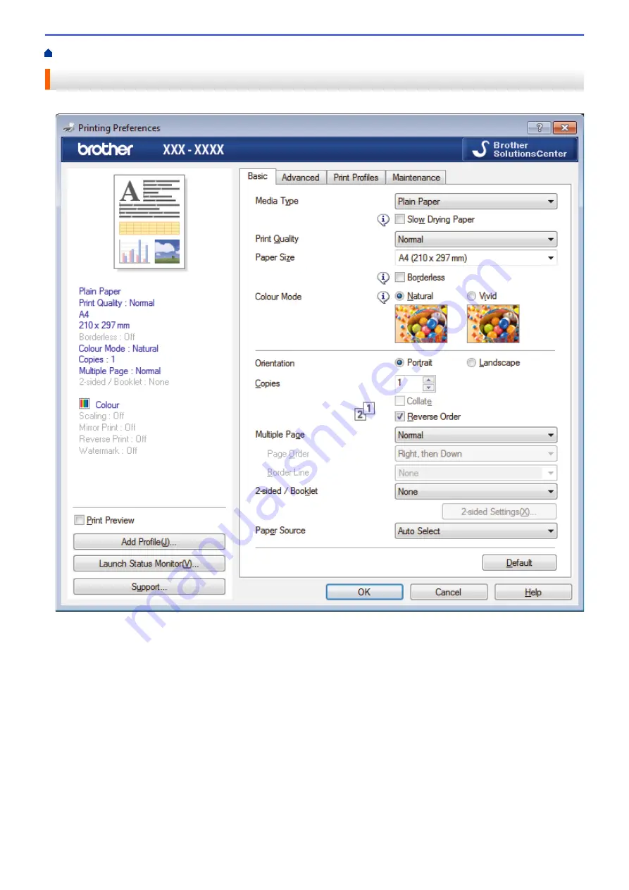 Brother MFC-J3530DW Online User'S Manual Download Page 100