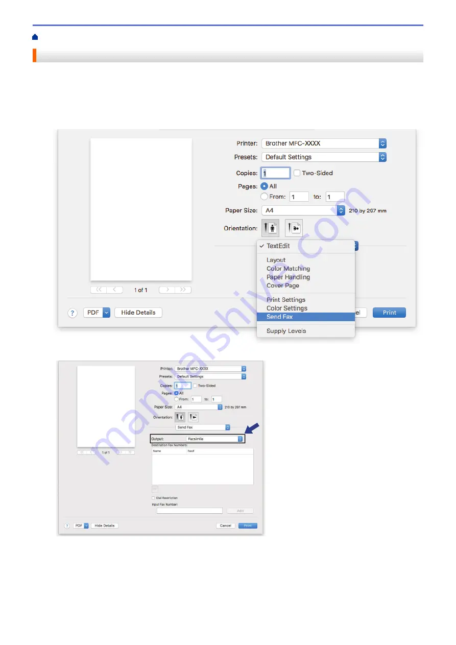 Brother MFC-J491DW Online User'S Manual Download Page 317