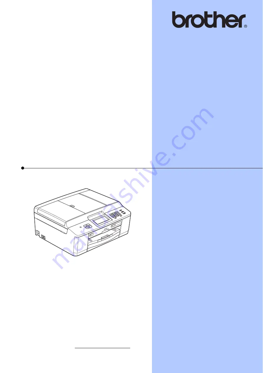 Brother MFC-J825DW Скачать руководство пользователя страница 1