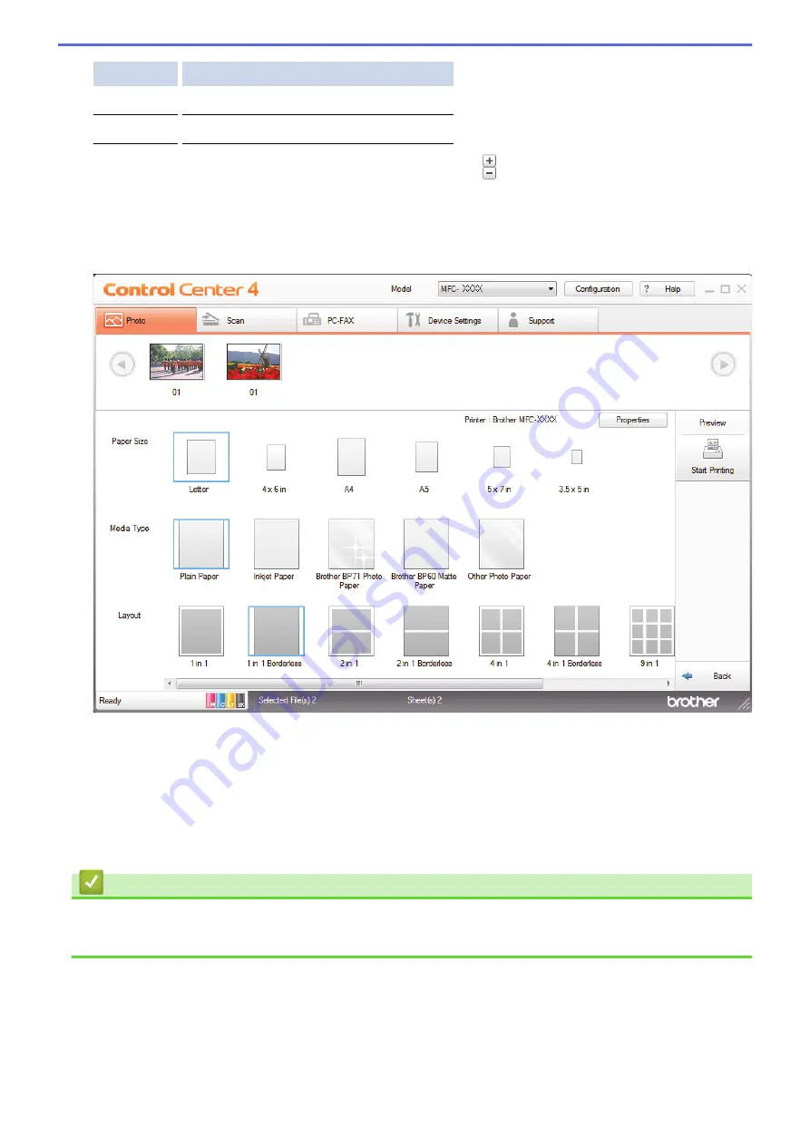 Brother MFC-J985W Online User'S Manual Download Page 354