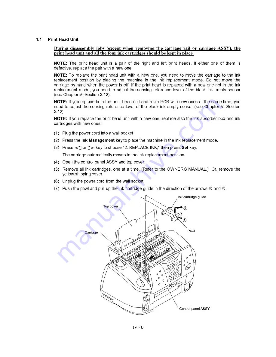 Brother MFC830 Service Manual Download Page 37