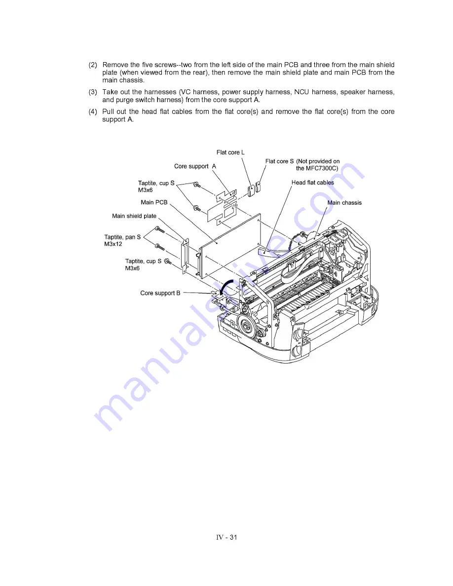 Brother MFC830 Service Manual Download Page 62